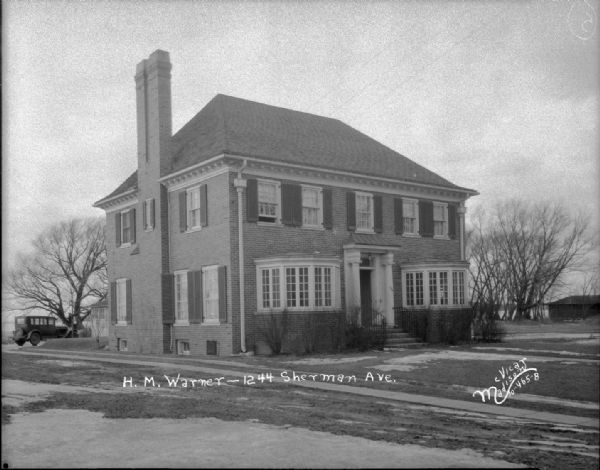 Warner House Harry M. Warner House, 1244 Sherman Avenue.