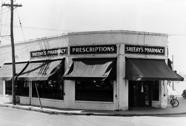 Exterior view of Sheehy's Pharmacy.