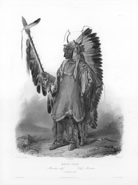Máto-Tópe, a Mandan chief.