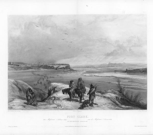 Fort Clark, on the Missouri River, February 1834.
