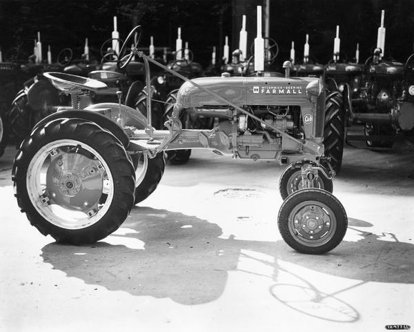 First Farmall Cub tractor produced at International Harvester's Louisville Works.