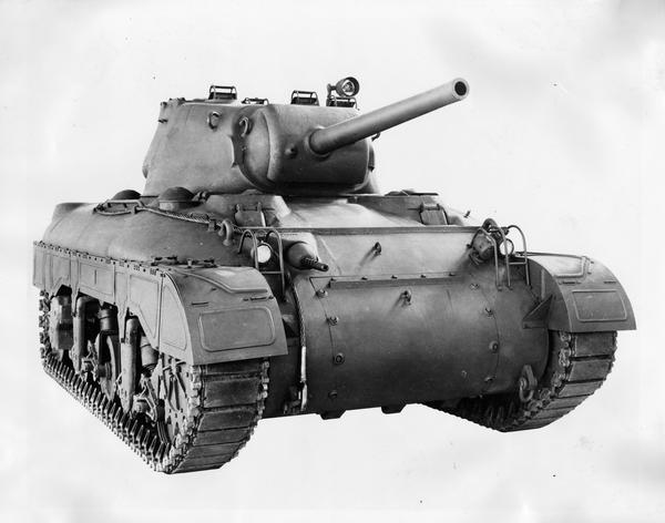 M-7 medium tank produced at International Harvester's Bettendorf Works for the U.S. military. Only seven of these tanks were ever delivered to the military.