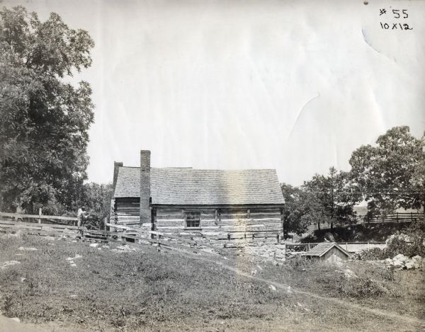Exterior view of the family farm, Walnut Grove, of Robert Hall McCormick (father of Cyrus Hall McCormick).