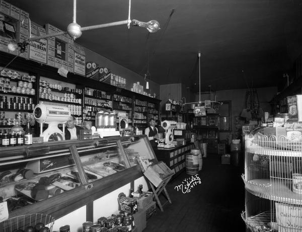 Interior of the Peter F. Smyth Grocery Store, located at 1202 West Dayton Street.
