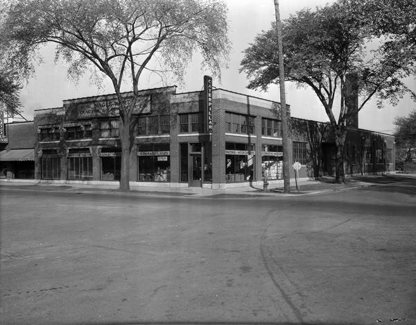 Nagle-Hart Building Nagle-Hart Caterpillar Tractor & Equipment Company, 754 East Washington Avenue, view from corner.