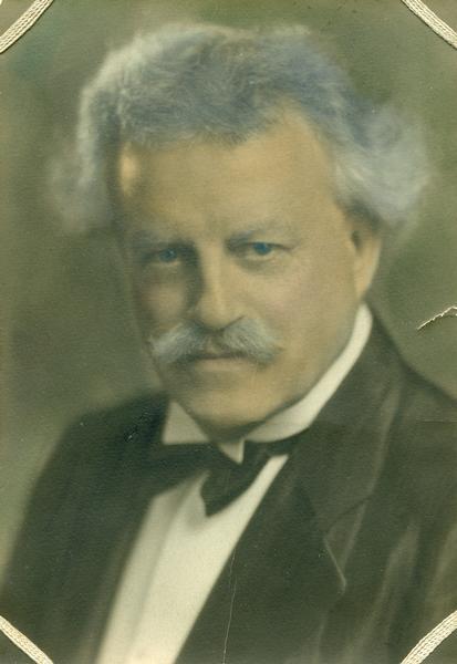 Portrait of Frederick W. Kehl, founder of the Kehl School of Dance in Madison, Wisconsin.