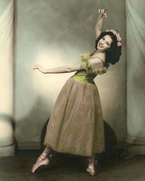 Virginia Lee Kehl Mackesey of the Kehl School of Dance, poses in a ballet move.