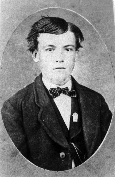 A Portrait of Nils Dahl Oval portrait of Nils Dahl taken by his brother Andreas Dahl.