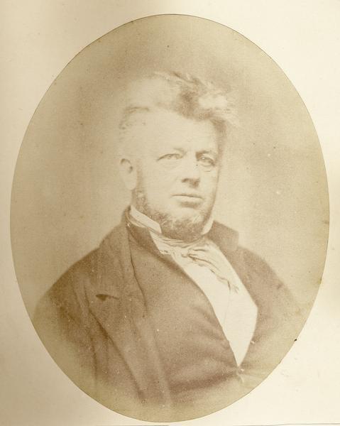 Quarter-length oval portrait of Dr. Bushnell B. Cary.