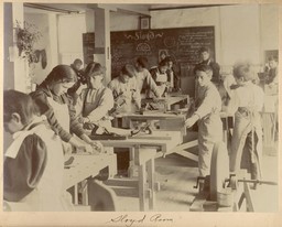 Sloyd Room At Indian Industrial School