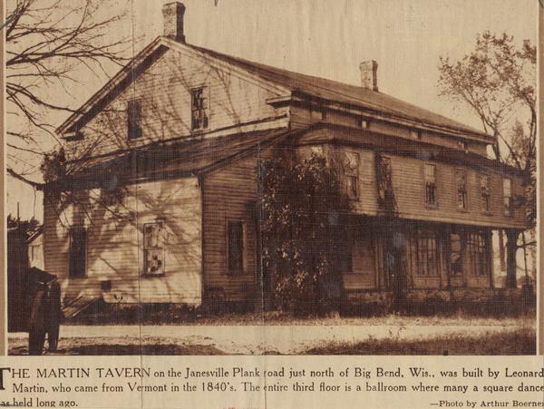 Exterior view of the Martin Tavern.