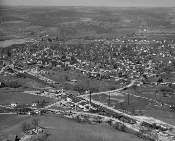 Aerial view of Hillsboro.