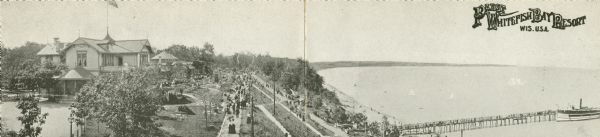 Elevated view of the Pabst Whitefish Bay Resort.