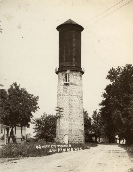 View of a watertower.