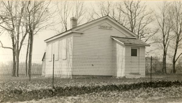 Frances Willard School house built in 1853.