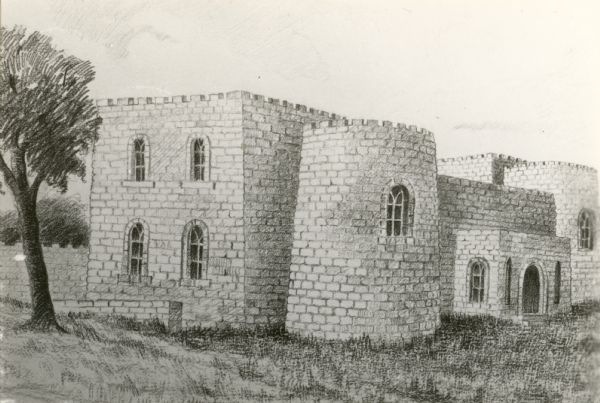 Benjamin Walker Castle, 1862-1893 in the 900 block of East Gorham Street.  