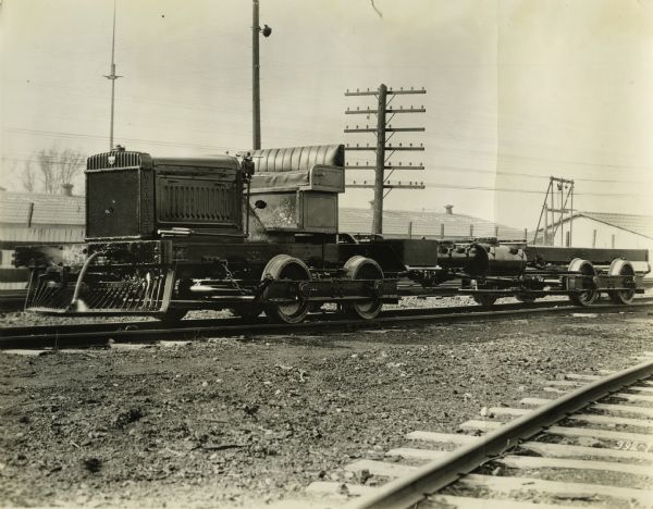 Gasoline rail car manufactured by the Winther Motors Inc., factory.