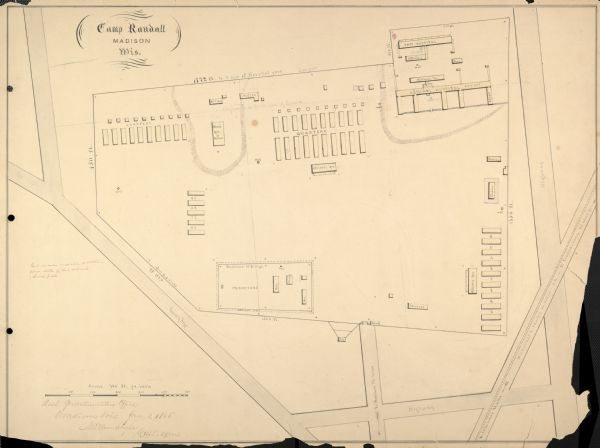 Plan of Camp Randall.