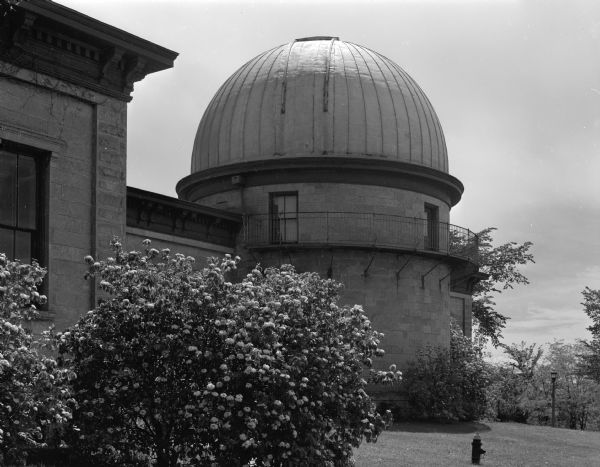 Exterior of Washburn Observatory on the campus of the University of Wisconsin-Madison.