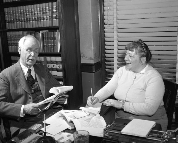 Catherine Libby Portrait of Catherine Libby, a secretary to State Supreme Court Chief Justice Edward T. Fairchild.