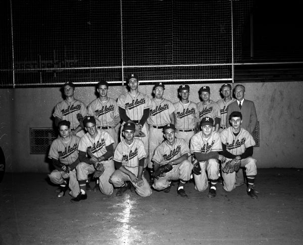 Mallatt Drugs Baseball Team Group portrait of the Mallatt Drugs baseball team of the Madison municipal Atlantic League.