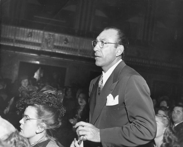 Herbert Biberman, one of the blacklisted Hollywood Ten who were jailed for failure to testify to the House Un-American Activities Committee about Communist Party associations.