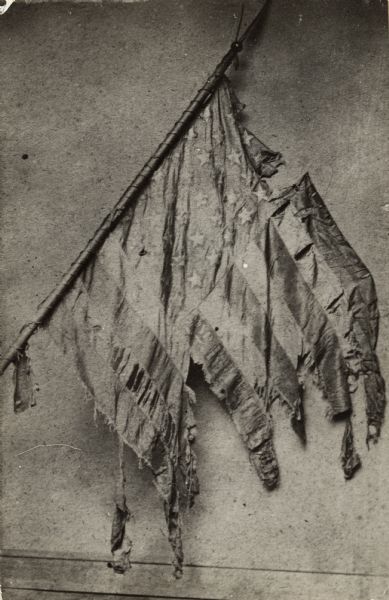 Battle Flag of Company F, Second Wisconsin Volunteer Infantry, the "Belle City Rifles."