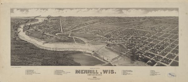 Bird's-Eye View of Merrill Bird's-eye view of Merrill.