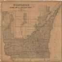 Wisconsin, a Sectional Map with the Most Recent Surveys