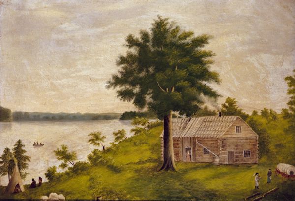 The Eben Peck cabin was the first house built in Madison.