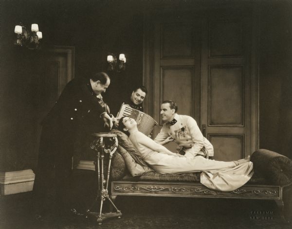 Lynn Fontanne and Alfred Lunt in a scene from "Reunion in Vienna."