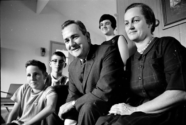 Nathan S. Heffernan Family Nathan S. Heffernan, newly appointed State Supreme Court justice, with his family. Seated left to right are Thomas, 10; Michael, 12; Heffernan; Kathleen, 15; and Mrs. Dorothy Heffernan.