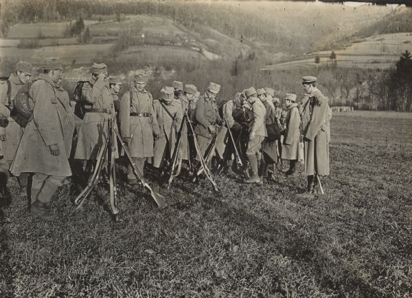Polish Legion Soldiers at Rest Polish Legion soldiers.