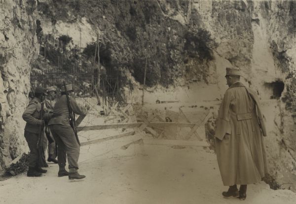 Spanish Rider Blocking a road with Spanish Rider obstacles on the southwestern battlefront.