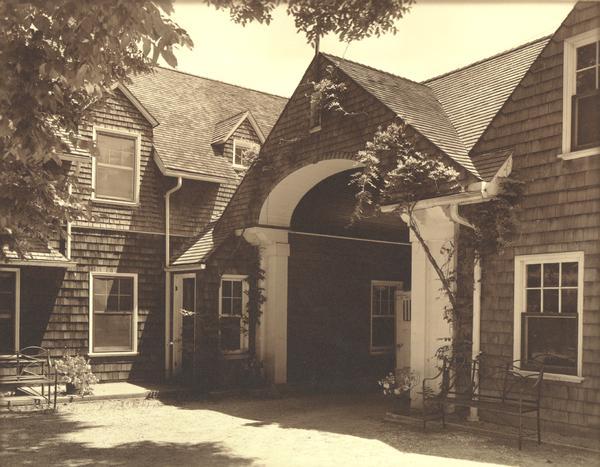 The garage at "Walden," the Cyrus McCormick, Jr. family residence.