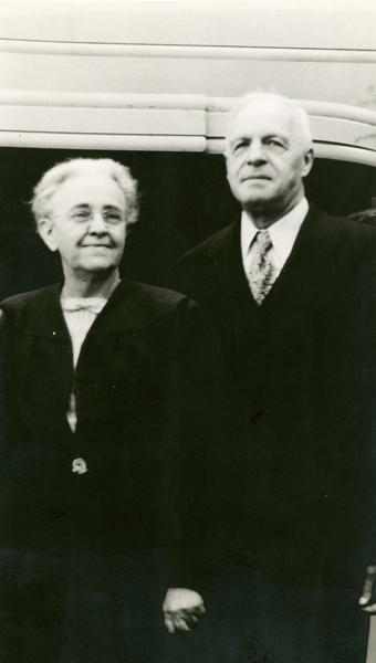 Dr. Anton N. Nelson and Mary Nelson, parents of Gaylord Nelson.  Dr Nelson was a physician in Clear Lake, Wisconsin.