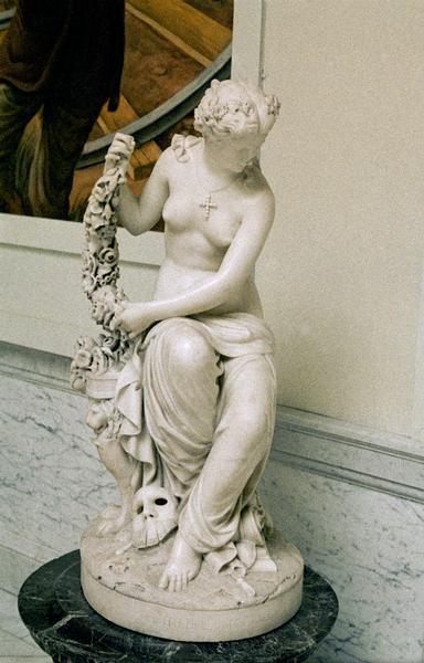 Vinnie Ream's sculpture of the Spirit of Carnival.