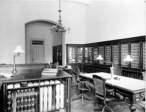 Office of the State Board of Control, Wisconsin Reformatory, Charitable and Penal Institutions in the third Wisconsin State Capitol.