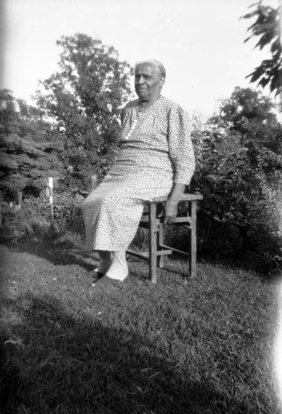 Aunt Lily Richmond sang African American spirituals for song collector Helene Stratman-Thomas. Richmond came to Grant County Wisconsin with her parents, freed slaves from Missouri.