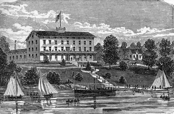 Illustration of the Lakeside House.