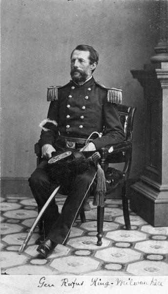 General Rufus King, seated in uniform.