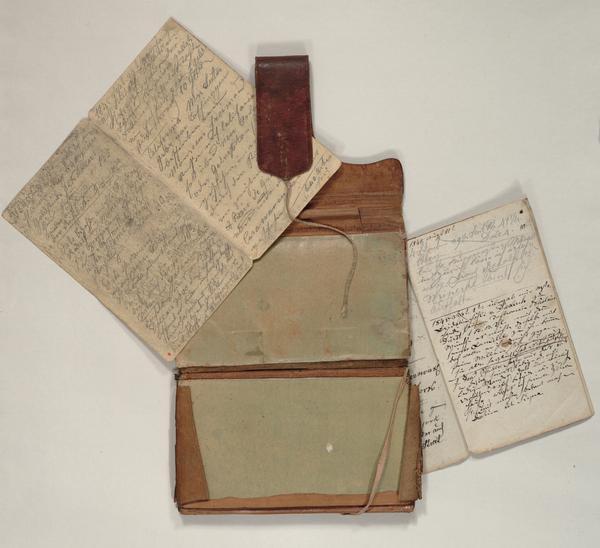 Diary and account book kept by Nicolaus C. Duerst.