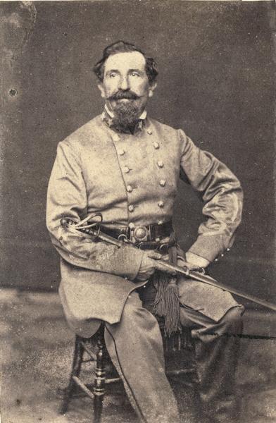 Portrait of Civil War soldier Adolphus Heiman.
