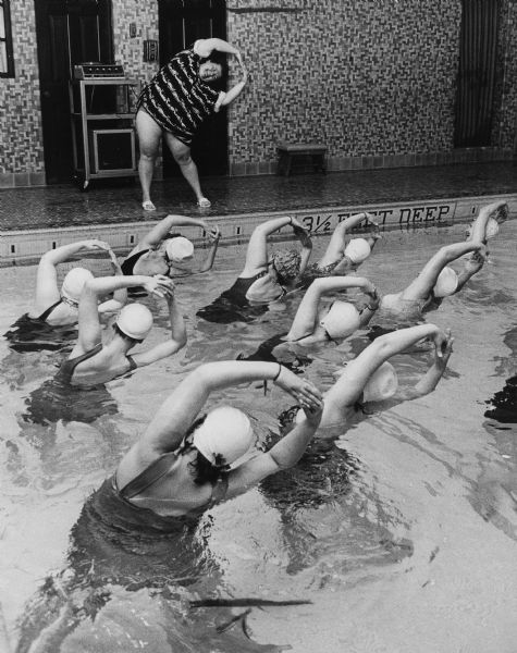 The "slim swim" program at the YWCA.