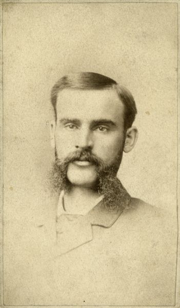 Head and shoulders studio portrait of Fred Wheeler.
