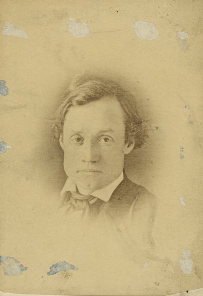 Portrait of Wisconsin legislator and newspaperman Charles C. Sholes (1816-1867).