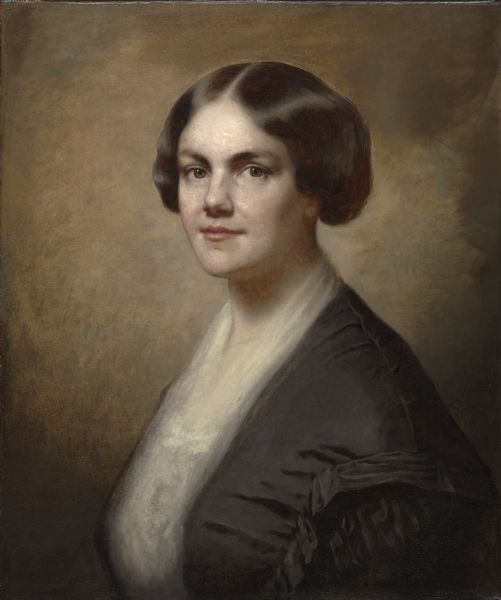 Painted portrait of Mrs. Sarah F. Conover.