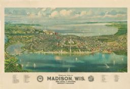 Madison from a bird's eye perspective
