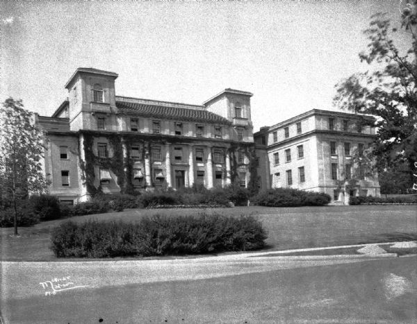 Home Economics building, University of Wisconsin, 1300 Linden Drive, from the Southwest.