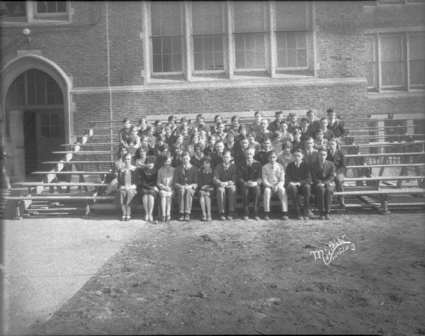 East High School Latin Club Photograph Wisconsin Historical Society